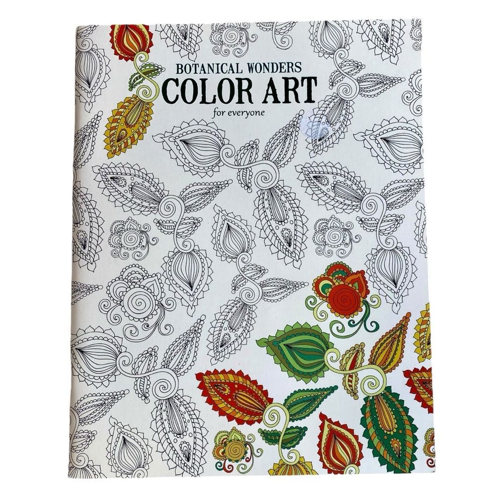 Botanical Wonders Adult Coloring Book Inc Leisure Arts Color Art for Everyone